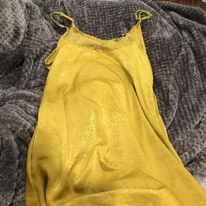 COTTON ON, yellow mustard colored dress!